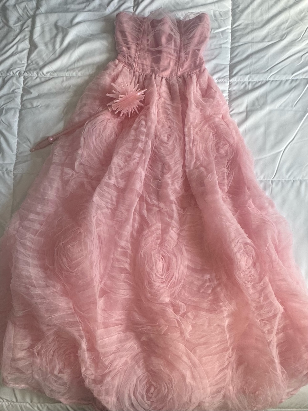 Glinda Costume (Wicked) and Wand XS